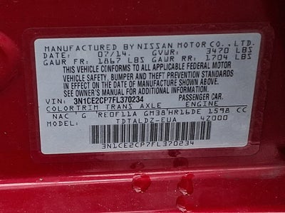 2015 Nissan Versa Note S