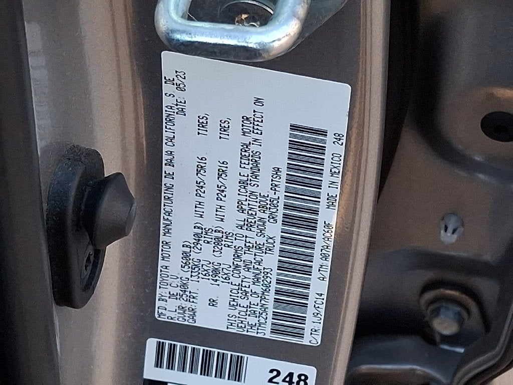 2023 Toyota Tacoma 4WD SR