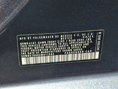 2025 Volkswagen Jetta Sport