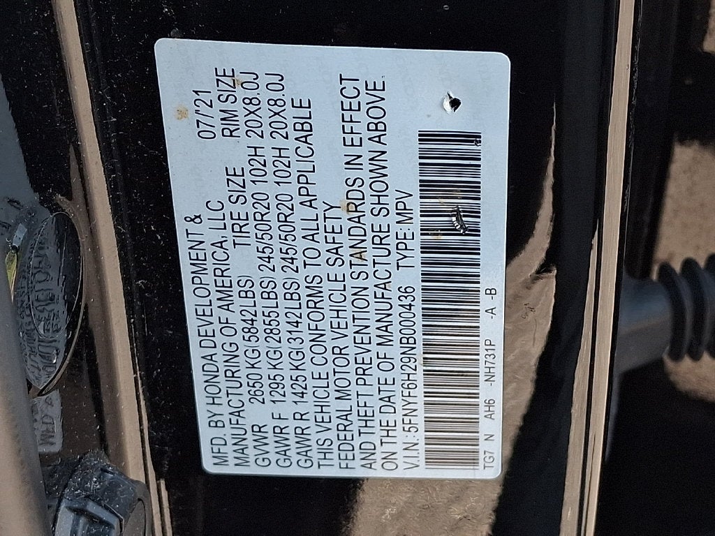 2022 Honda Pilot Special Edition