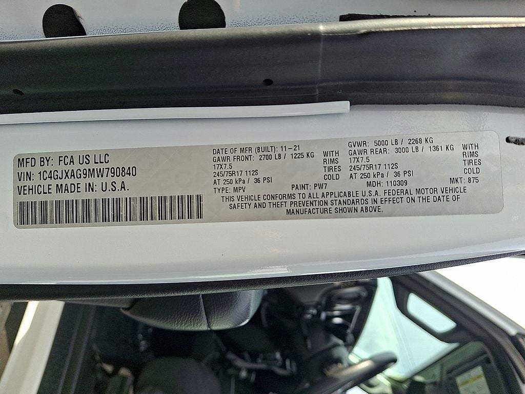 2021 Jeep Wrangler Sport