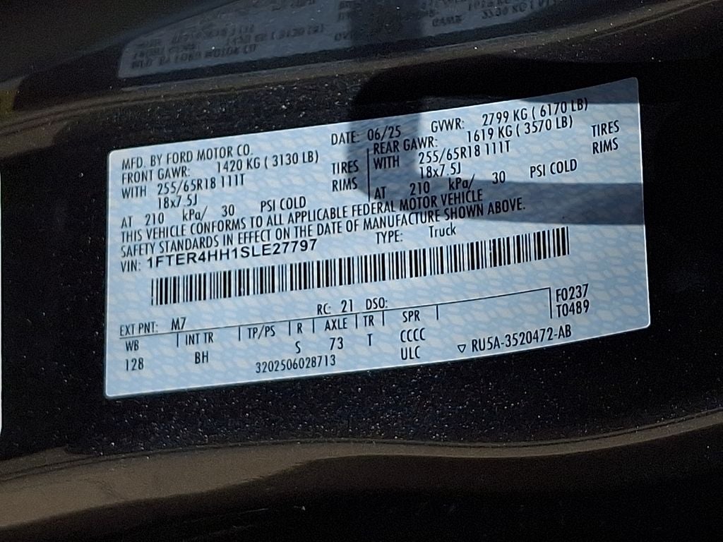 2025 Ford Ranger XLT
