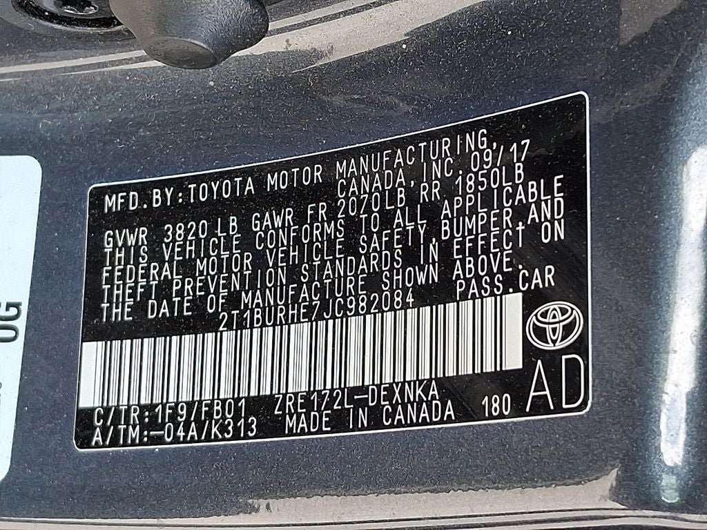 2018 Toyota Corolla LE