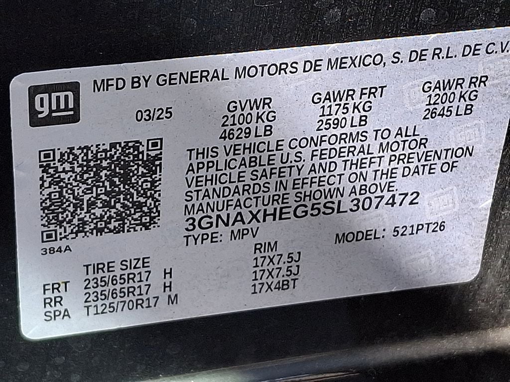 2025 Chevrolet Equinox LT