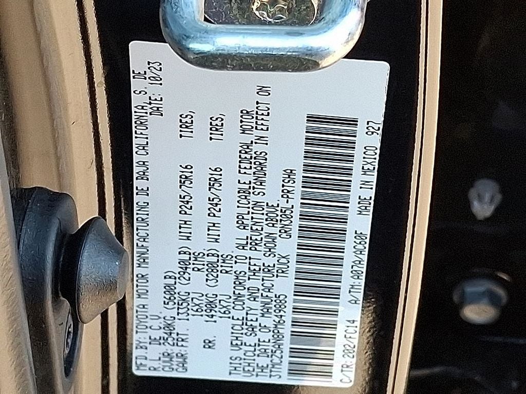 2023 Toyota Tacoma SR V6