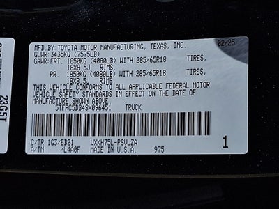 2025 Toyota Tundra Hybrid TRD Pro