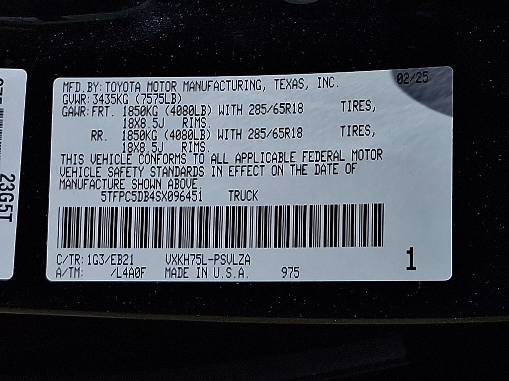 2025 Toyota Tundra Hybrid TRD Pro