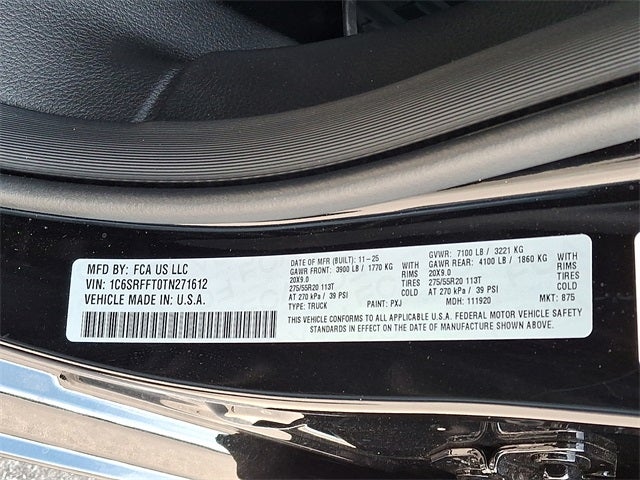 2026 RAM 1500 RAM 1500 BIG HORN CREW CAB 4X4 5'7' BOX