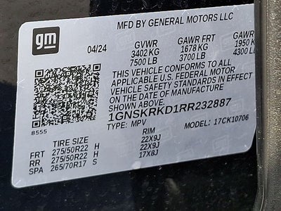 2024 Chevrolet Tahoe 4WD RST