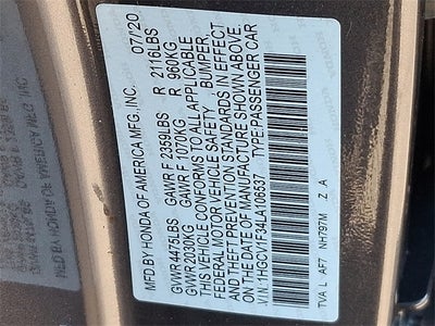 2020 Honda Accord Sport