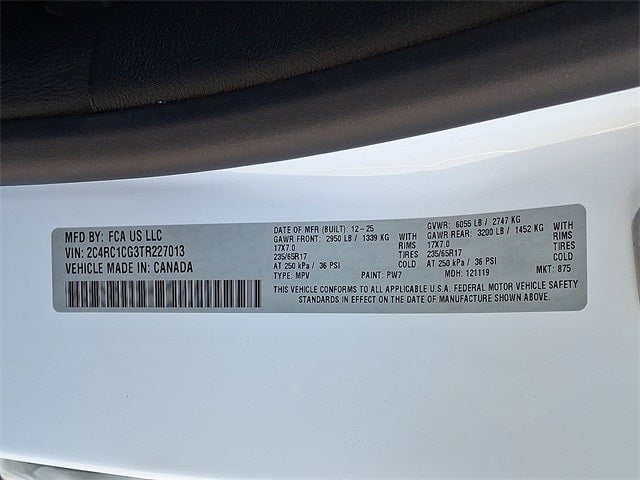 2026 Chrysler Voyager VOYAGER LX