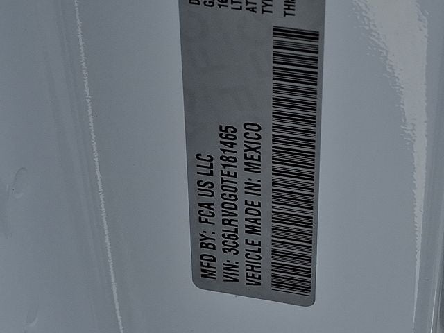 2026 RAM ProMaster 2500 RAM PROMASTER 2500 TRADESMAN CARGO VAN HIGH ROOF 159' WB