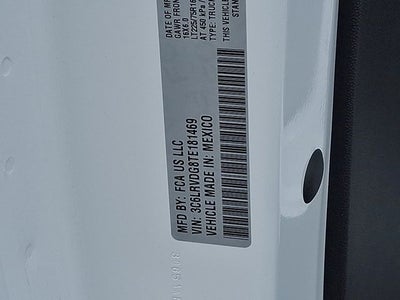 2026 RAM ProMaster 2500 RAM PROMASTER 2500 TRADESMAN CARGO VAN HIGH ROOF 159' WB