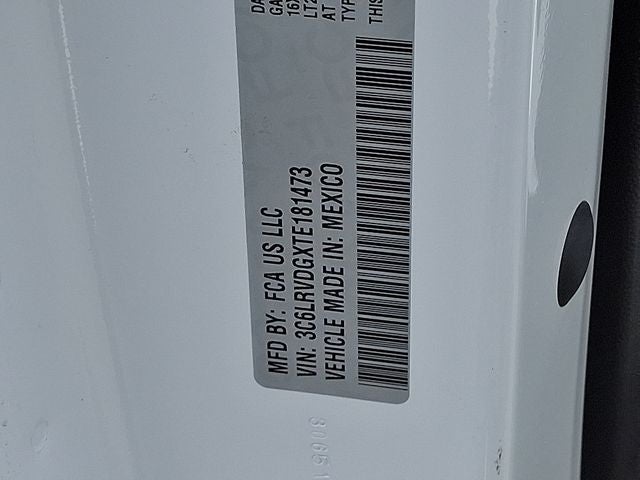 2026 RAM ProMaster 2500 RAM PROMASTER 2500 TRADESMAN CARGO VAN HIGH ROOF 159' WB