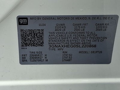 2025 Chevrolet Equinox LT