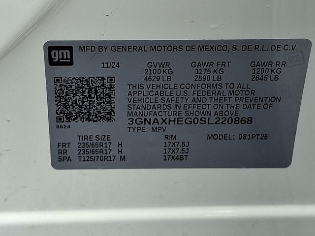2025 Chevrolet Equinox LT