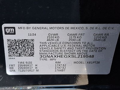 2025 Chevrolet Equinox LT