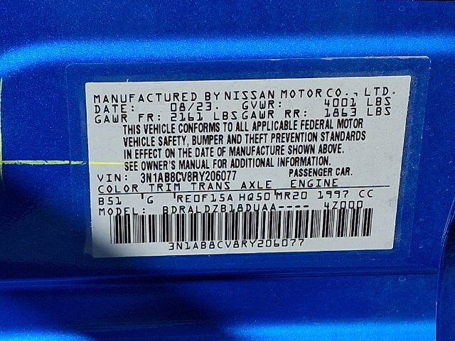 2024 Nissan Sentra SV Xtronic CVT