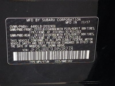 2018 Subaru Forester 2.5i